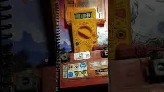 how to check the 12 V battery by the multi meter