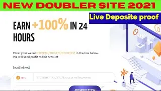 New Doubler Site Review2021 || Crypto Rain Review || Double Your Money in 24 Hours || Live Deposite