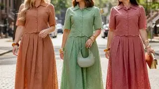 AS CORES DE VESTIDOS MAIS LINDOS 2026 EM ALTA E CONJUNTO SUPER TENDÊNCIAS.