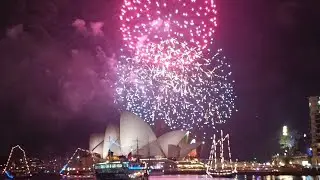Fireworks At The Sydney Opera House 'Happy New Year  2026'