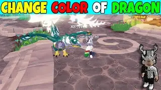 How to Use Potion and Change The Color Of Dragon in Dragon Adventures Roblox!