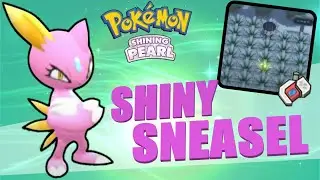 Shiny Sneasel In 17 Pokeradar Chain! Pokemon Shining Pearl