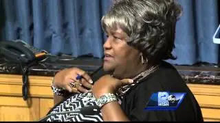 Police body camera demonstration at Fire and Police commission meeting