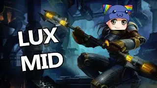 League of Legends - Lux Mid - Full Game With Friends