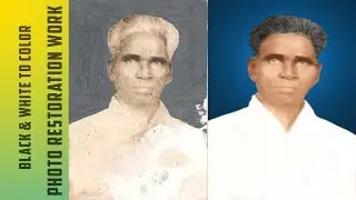 How to Repair and Colorize Old Photos in Photoshop CC| Photo Restoration Work | Vaans Tutorial