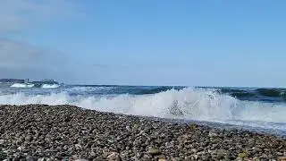 양양 정암해변 몽돌해변 파도소리 ASMR 자갈굴러가는소리
