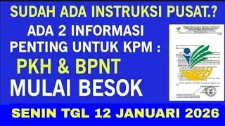 KABAR SANGAT PENTING BESOK SENIN KPM PKH BPNT YANG MENUNGGU BANSOS TAHAP 1 CAIR SIMAK INFONYA