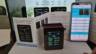 15-in-1 WiFi Smart Air Quality Monitor | Real-Time AQI, CO₂, PM2.5 | Smart Life App #aqi #airquality