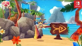 Heroki [ Nintendo Switch ] Walkthrough - Intro & Laguna Rocks 1-1 // 1-2