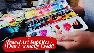 Art Supplies I Actually Used On Holiday! - Mina Does Art Stuff