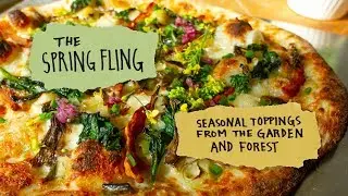 Spring Fling Pizza: Garden Meets Forest