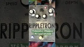 Rippletron - Vibrato Pedal from Monkey Riot Pedal #guitarpedal #effectspedals #vibrato