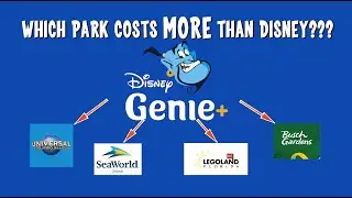 Disney's Genie+ в сравнении с ценами в Universal, Legoland, Busch Gardens и SeaWorld