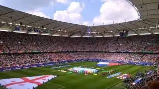EURO2024 Georgia National Anthem in Hamburg/EURO2024 ジョージア代表 国歌斉唱@ハンブルク