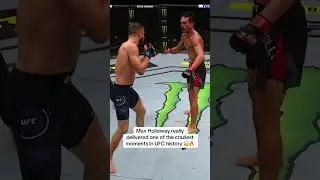 An iconic moment from Max Holloway 😱