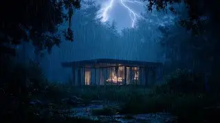 Heavy Rain to Fall Asleep Fast &ndash; Deep Night Relaxation