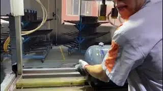 The production process of electric water heater