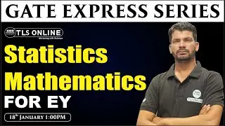 GATE EXPRESS SERIES | Statistics Mathematics | Gate EY 2025  | Sanjay Singh |