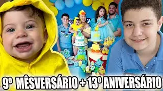 O DIA MAIS ESPECIAL DOS MEUS MENINOS * Aniversário e mesversário no mesmo dia  | Kathy Castricini