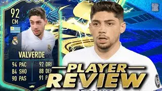 TACTICAL FOUL INCOMING?!🤯 92 TEAM OF THE SEASON VALVERDE PLAYER REVIEW! - FIFA 21 ULTIMATE TEAM