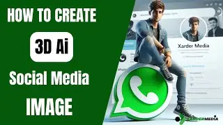 How To Create 3D AI Social Media Trending Photo With Profile Name