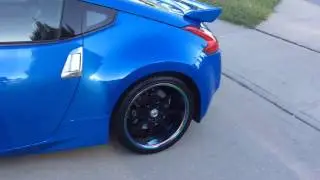 My Nissan 370z Monterey blue overview