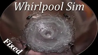 I Fixed My Whirlpool Fountain Simulation in Blender 4.2.3 (with brief desc of what i did wrong)