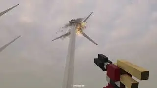 Satisfying video of Windmill on fire in teardown!