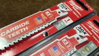 Milwaukee Carbide Tooth Axe Sawzall Blade Review