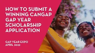 How to write a successful CanGap Gap Year Scholarship application | Tips from Michelle!