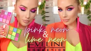 🎾NEON MAKE-UP| Nowości Eveline- pielęgnacja+makijaż| Są HITY!!😍😍