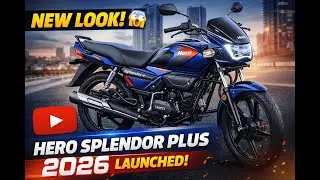 Hero New Splendor Plus 2026 .new look 😨 launch. #automobile #lauch #videofeed #youtube #viralvideo