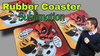 Rubber coaster sublimation tutorial for beginners