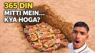 365 Din Ke Liye Parle-G Zameen Ke Andar! Real Experiment 🔥