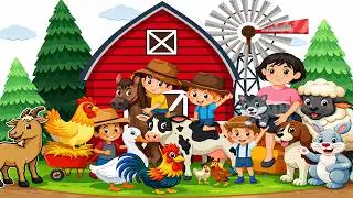 Les Animaux de la Ferme | Chansons et Comptines pour Enfants | Les Sons des Animaux &agrave; la Ferme