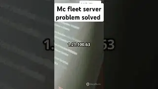 U-000 PROBLEM SOLVED MC fleet server new problem solved #mcfleet #mincraft