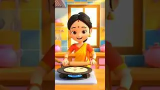 Mommy&rsquo;s Roti Round and Round | Fun Kids Song | Family Learning Rhyme for Children!!#ai #kids