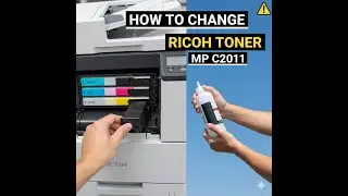 Как заменить тонер-картриджи на Ricoh MP C2011