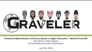 Graveler Network Series - Narrativity in Video Games (Dr  Andrei Nae)