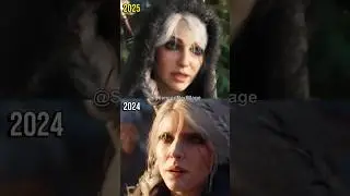 Witcher 4 2025 VS. 2024 - Ciri Comparison #witcher4