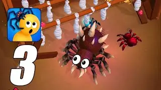 The Spider Nest: Eat the World - Gameplay Walkthrough Max LV Part 3 (IOS,Android) | Stick Crazee