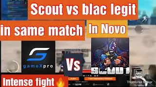 Scout & Franky vs B lac Legit Clan in Novo Intense fight🔥🔥🔥