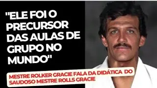 ROLKER GRACIE FALA DA DID&Aacute;TICA DE TREINOS DO MESTRE ROLLS GRACIE!!!