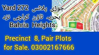 Jori Precinct 8, Road Plots 272 Yard With Allotment Prime Location Bahria Town Karachi 03002167666