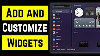 How to Add Widgets To The Mac Desktop | Full Guide