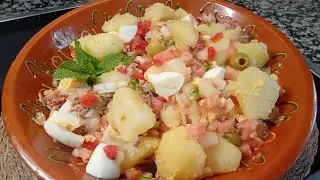 PATATAS CAMPERAS toda una delicia de sabor , receta facil y rápida de hacer que te encantará