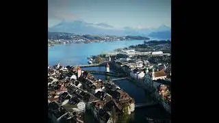 A Drone over Luzern | Switzerland #shorts