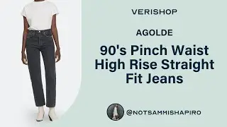 AGOLDE 90's Pinch Waist High Rise Straight Fit Jeans Review