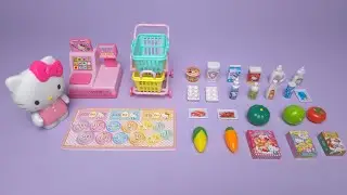 5 Minutes Satisfying With Unboxing Hello Kitty Supermarket Cashier Set ASMR (No Music) 