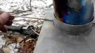 Titanium Goat Titanium Stove Footage